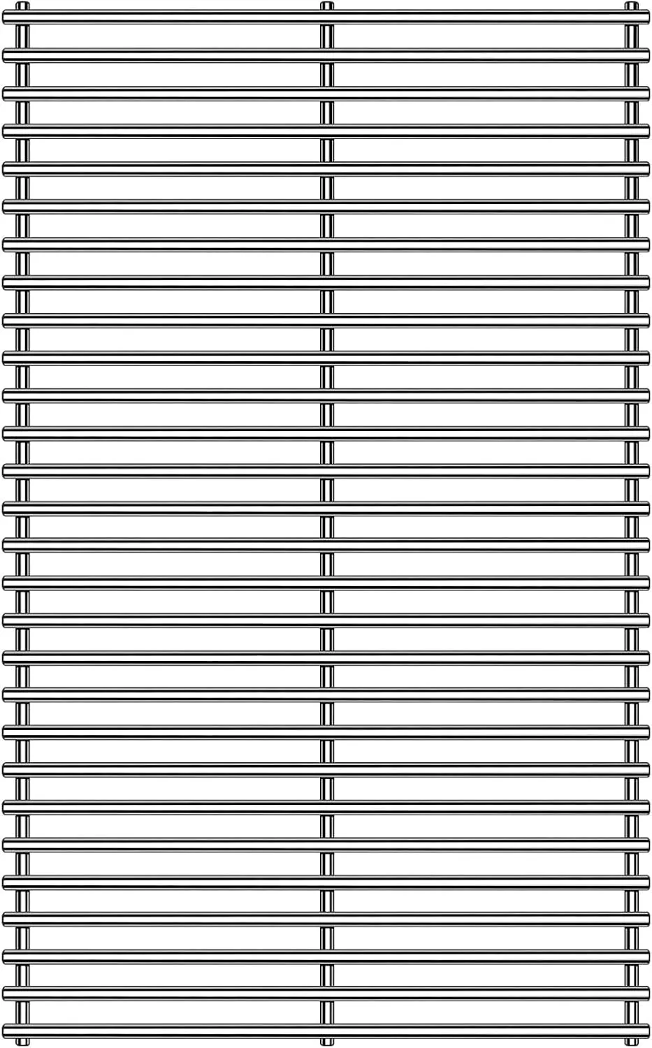 1 Pack 93001 Gas Grill Steel Wire Cooking Grid Rock Grates Replacement Parts for Arkla Models,for Broilmaster Models,for Charmglow Models,12 1/4 inch x 20 1/8 inch