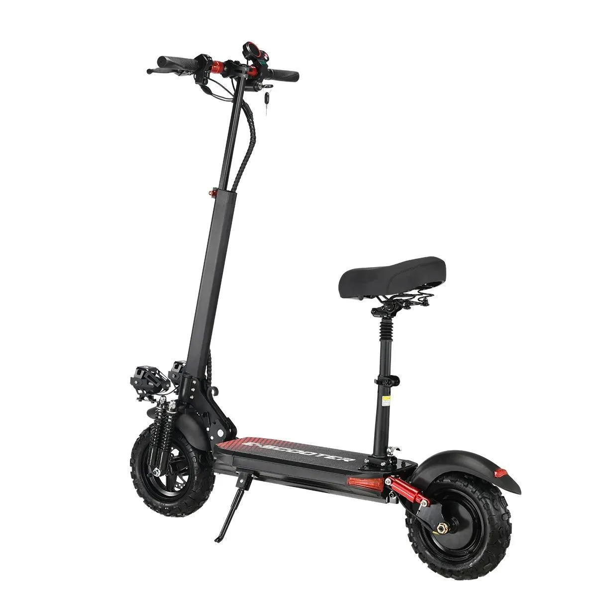 1200W Powerful Electric Scooter 48V 21Ah 31Mph 31-37Miles Range 11'' Tires Dual Shock Absorbing Folding EScooter for Adults