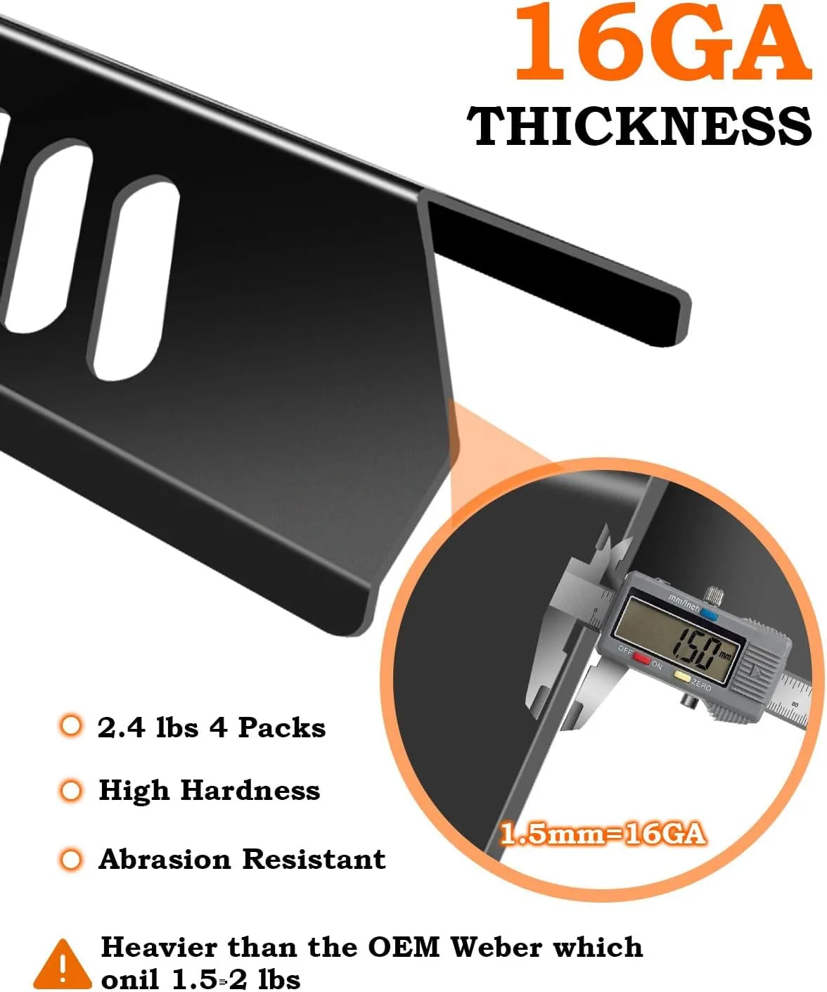 15 inch Grill Heat Plates Replacement Parts for Dyna-Glo DGF493BNP DGH483CRP, Backyard BY13-101-001-13, Uniflame heat shield BHG Outdoor Gourmet Grill, 5 Pcs Heat Tent BBQ Gas Grill Flame Tamer