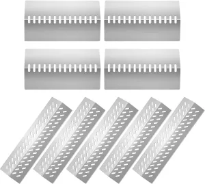 17 5/8" Grill Heat Plates Flame Tamer BBQ Gas Grill Replacement Parts for Bull 16520, 16521 16631, 16670, Cal Flame G Series 5 Burner Grill G5 BBQ18G05 BBQ19P05 P5, Brahma 57568, 18 GA