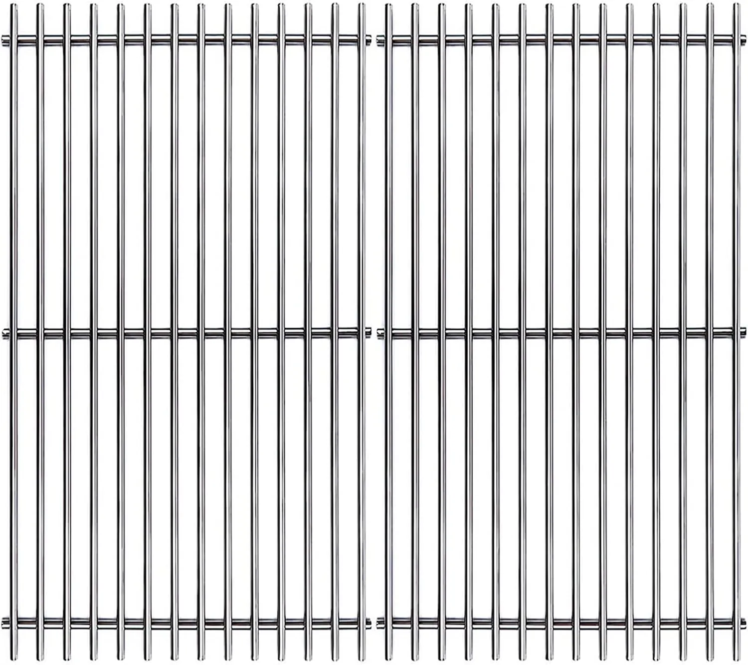 17.5" Stainless Steel 7639 Cooking Grates for Weber Spirit 300 Series, Spirit 700, Genesis Silver B/C, Genesis Gold B/C, Genesis Platinum B/C, Genesis 1000-3500, 7638