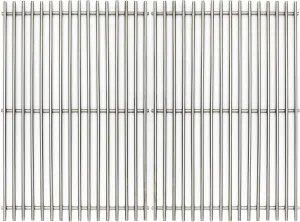17.5" Stainless Steel 7639 Gas Grill Grates for Weber Spirit 300 Series, Spirit 700, Genesis Silver B/C, Genesis Silver B & C, Genesis Gold B & C, Genesis Platinum B & C, Genesis 1000-3500