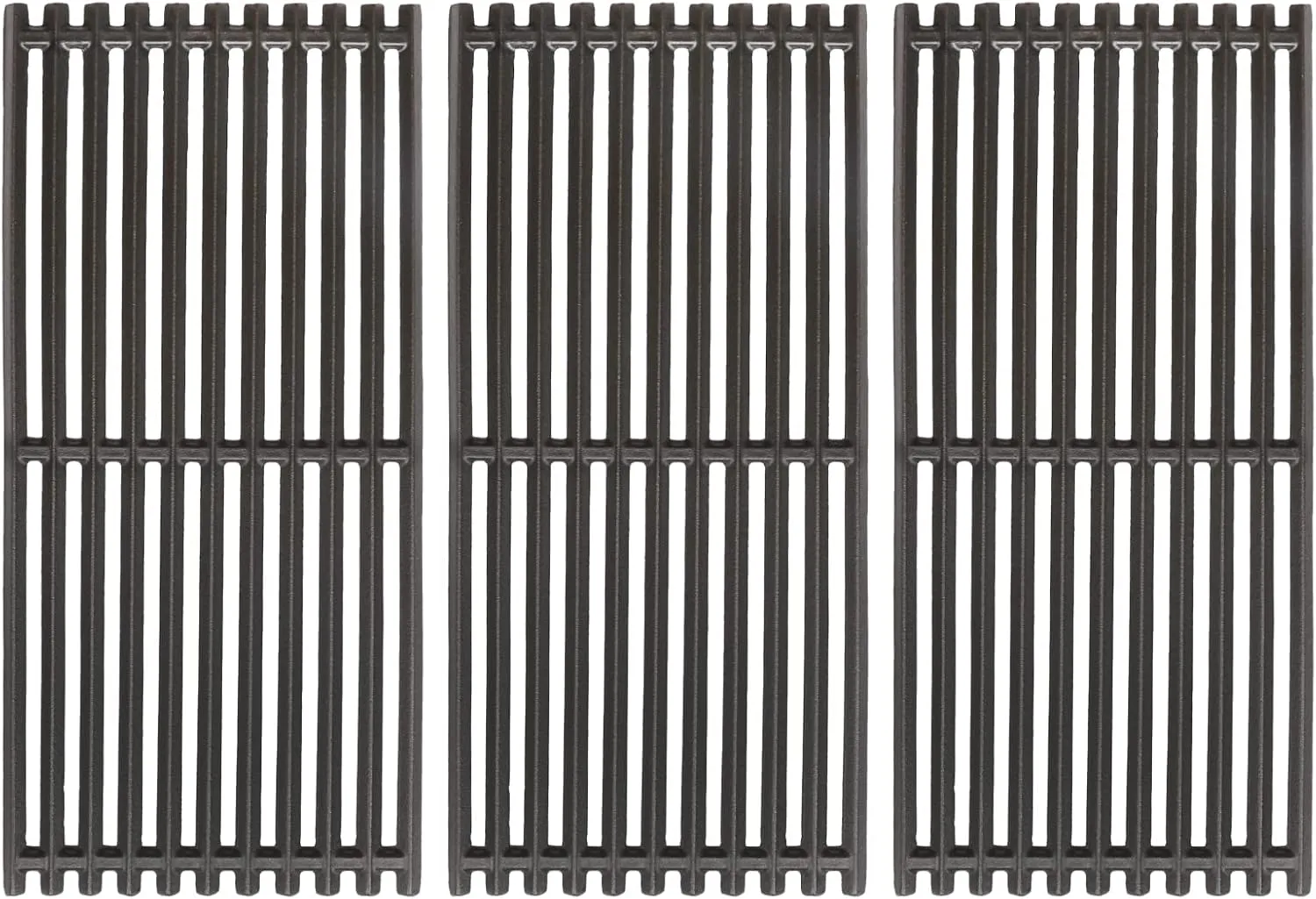 17" Cast Iron Grill Grates for Charbroil Commercial Infrared 463355220 463242516 463242515 466242615 463243016 463346017 466242616 463364824 3-Burner Parts for Charbroil Grill Grates G466-0025-W1A