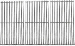 19-1/4" Stainless Steel 3pack Grates Replacement Parts for Jenn Air 720-0337,720-0512,Kirkland 720-0193 720-0432,720-0025, 720-0108 Charmglow 720-0234,720-0396 Ducane, Brinkmann 810-8501-S Gas Grill