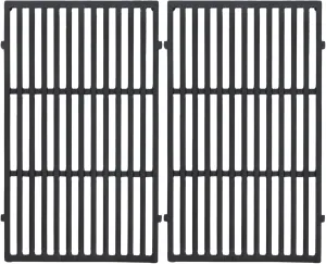 19.5 inch Cooking Grates Replace for Weber 7524, 7528, Weber Genesis 300 Series Genesis E310 E320 E330 S310 S320 S330 EP310 EP320 EP330 Grills, Cast Iron Grill Grates (19.5" x 12.9" Each)