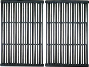 2-Pack 19" x 12 1/2" Each CIF666B Cast Iron Cooking Grid for Brinkmann 810-2310-0, 810-2310-1, for Charbroil and for Charmglow Grills, Set of 2
