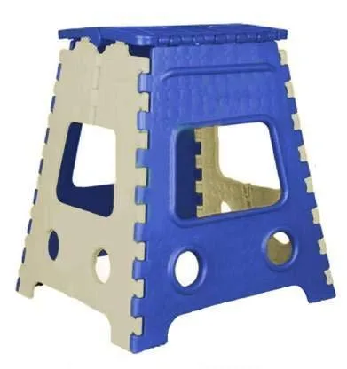2193 18 Inch Folding Portable Adjustable Step Stool for House, Office