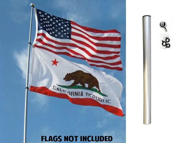 28ft Fiberglass Telescoping Flag Pole