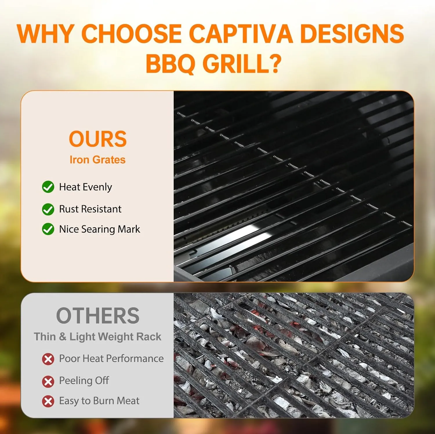 4 Burner Propane Gas Grill, Stainless Steel BBQ Grill 40,000 BTU for Outdoor Cooking Kitchen, Garden and Patio Backyard Barbecue, Black and Silver