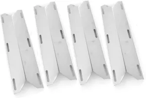 4 Pack Stainless Steel Heat Plate Replacement for Charmglow 720-0304, Kirkland 720-0433, 720-0432, SAMS 720-0582, 720-0584A and Perfect Flame 720-0522CAN Gas Grill Models
