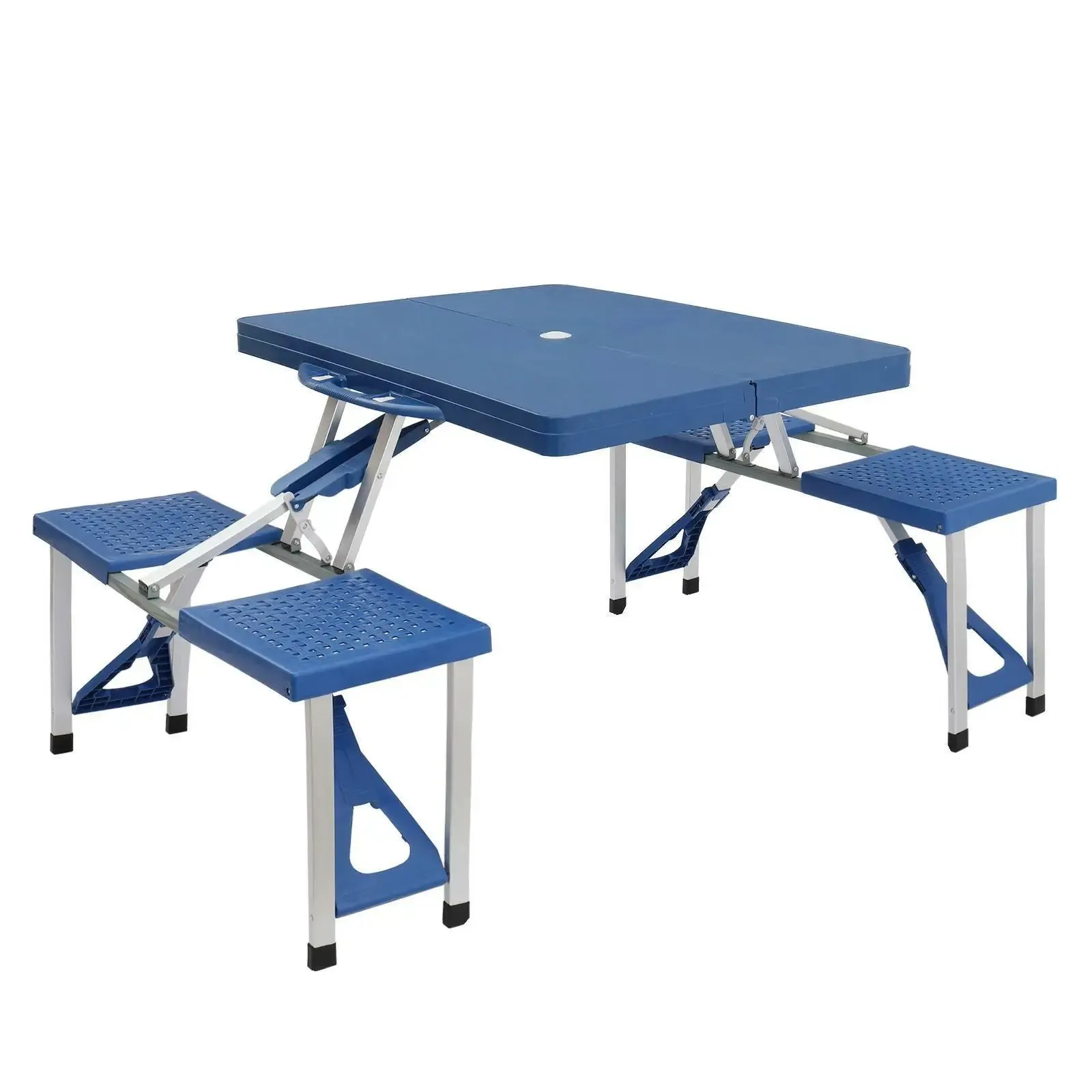 4-Person Camping Table with Folding Chairs