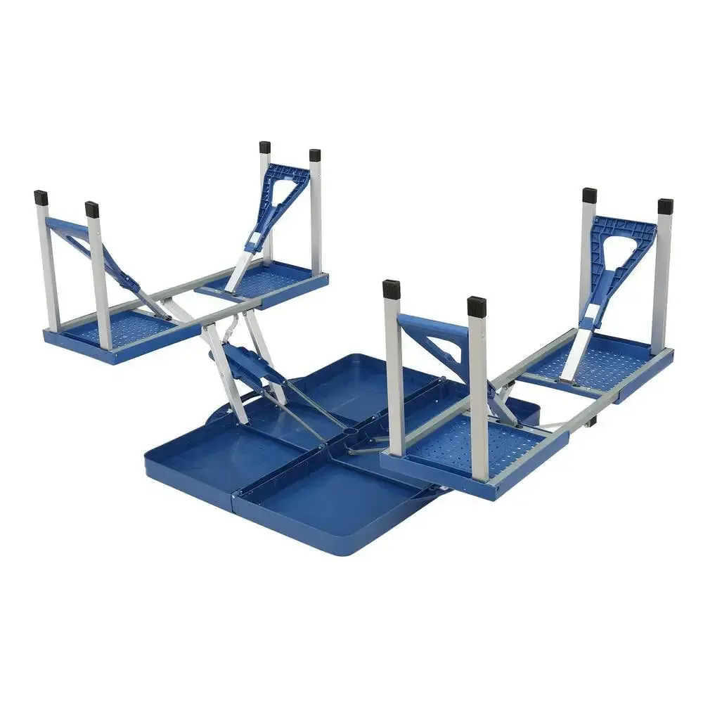 4-Person Camping Table with Folding Chairs