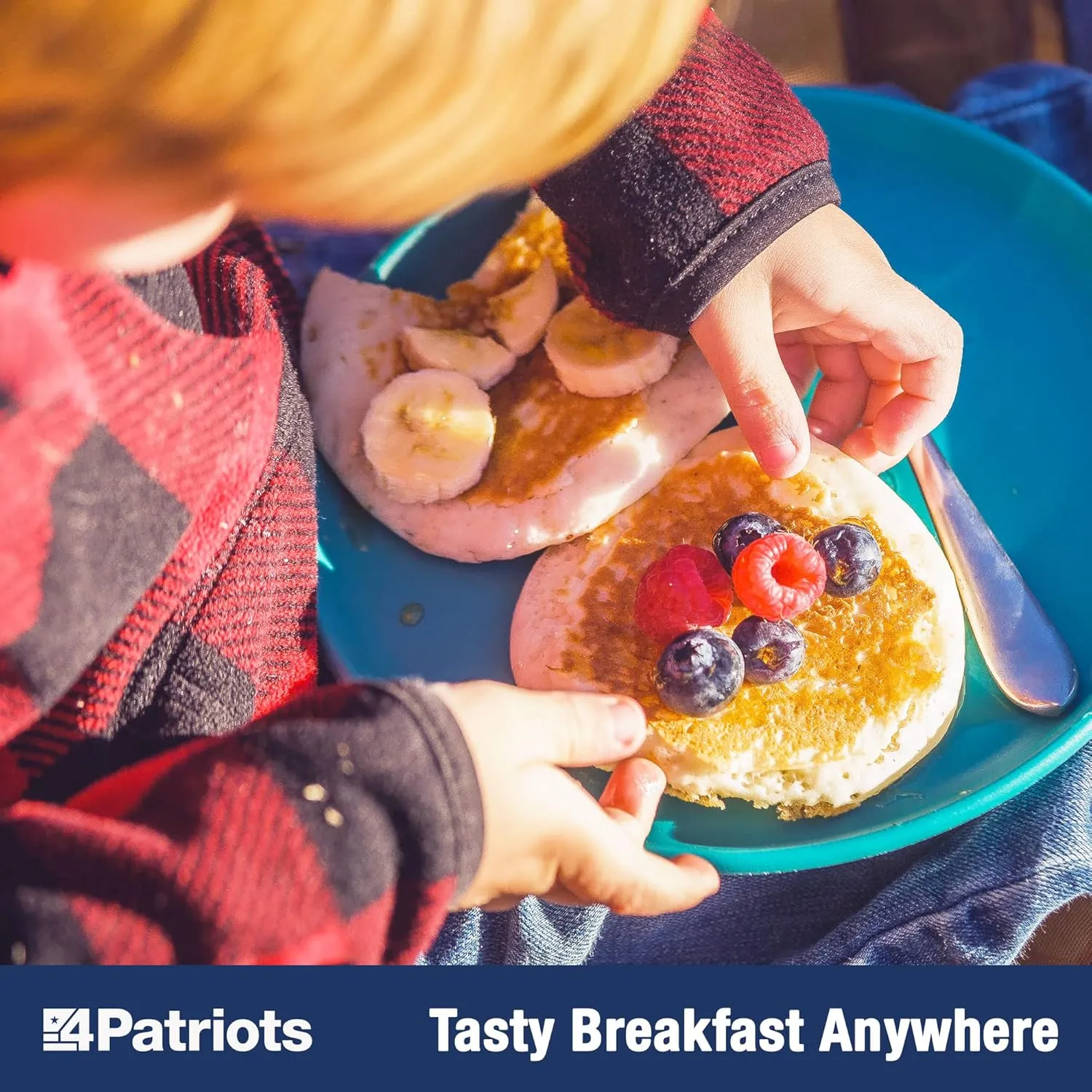 4Patriots Buttermilk Pancakes #10 Can: Survival Pancakes Designed to Last 10 Years, 32 Servings