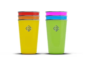 6 pack Stainless Cups - 16oz - Well Told Brand