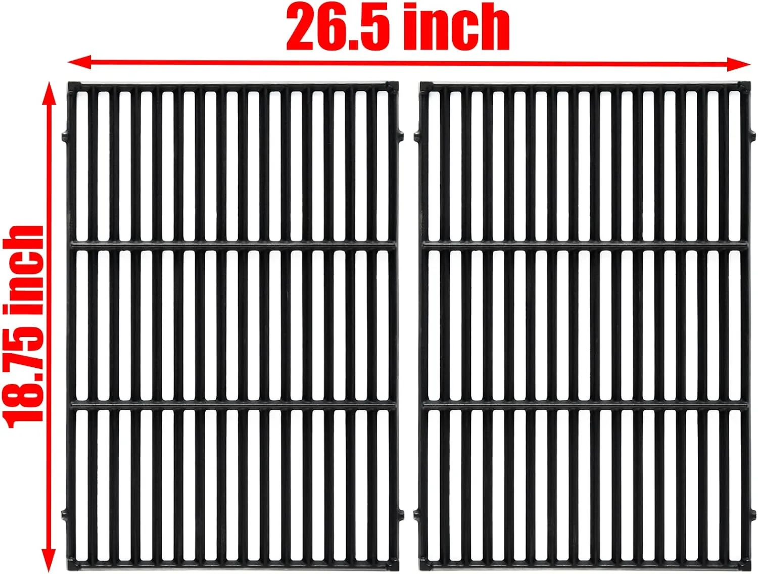 66095 66802 Genesis II Grill Grate Replacement Parts for Weber Genesis ii 300 Series, Weber Genesis ii E-310 ii E-315 ii E-325 ii E-330 ii E-335 ii S-310 ii S-335 ii S-345 ii SE-335 ii SE-310 66805