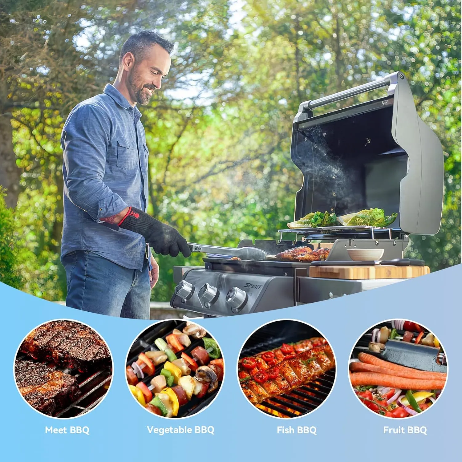 69866 Warming Rack for Weber Spirit I & GS4 Spirit II 200 Series E210 S210 E220 S220 Gas Grill with Up Front Control, 21.5 inch Grill Upper Rack for Weber Spirit 2 200 Grill, 67026 Replacement parts