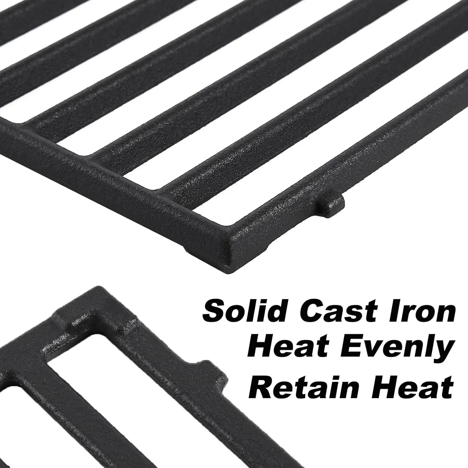 70-01-296 DGB610SSP Grates Replacement Parts for Dyna Glo DGB610SSP DGF600SSP Grill Grates Cast Iron Cooking Grate Dyna-glo Gas Grill 6 Burner Dyna Glo Grill Replacement Parts 3pcs