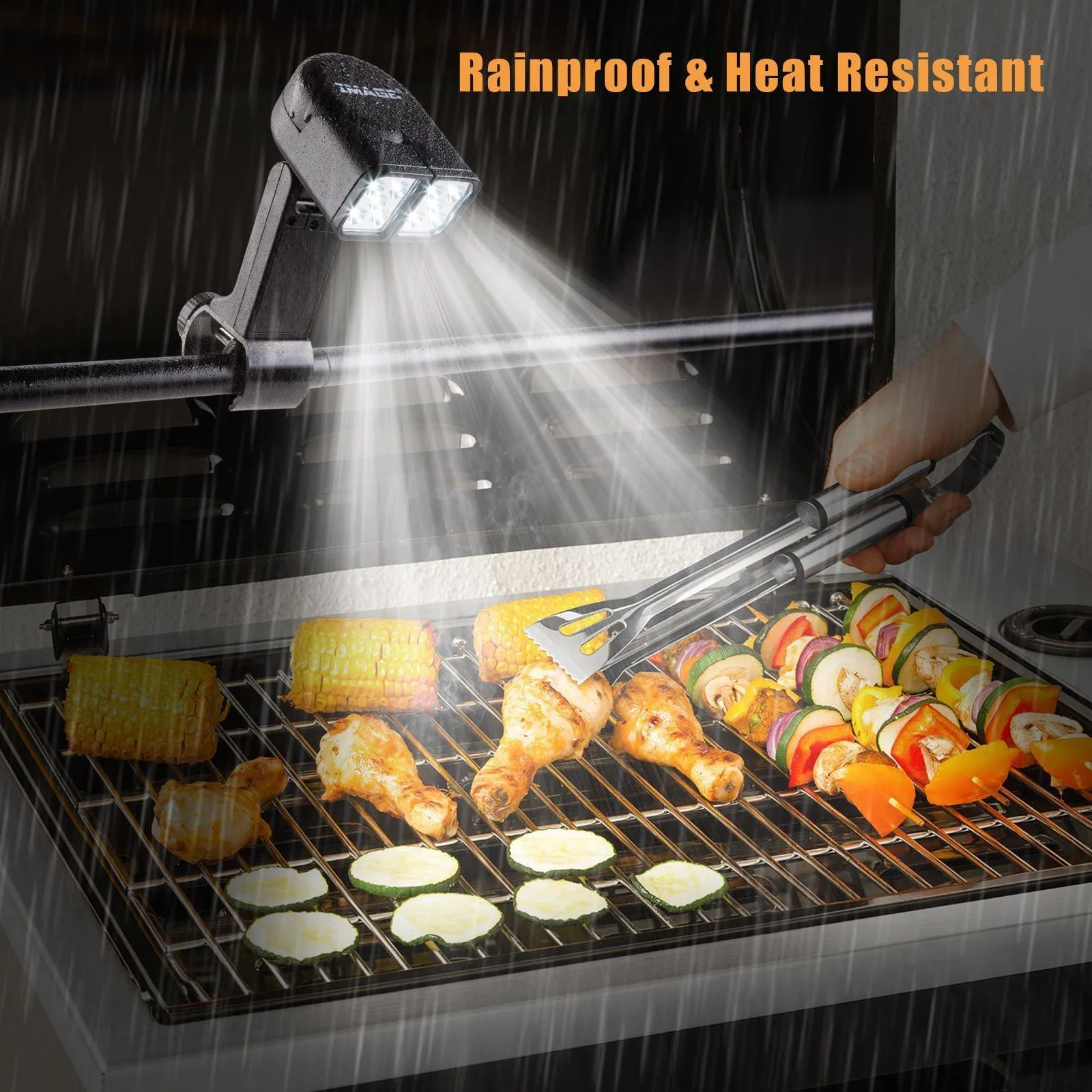 Adjustable Super Bright BBQ Grill Lights 360 Degree Rotation Cooking Camping