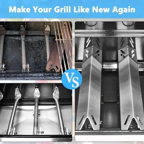 Adviace Grill Replacement Parts for Cuisinart GAS9456AS GAS2456AS GAS9556AS GAS2556AS, Grill Parts for Cuisinart 4 Burner Gas Grill GAS9456AS, Cuisinart 5 Burner Gas Grill GAS9556AS GAS2556AS