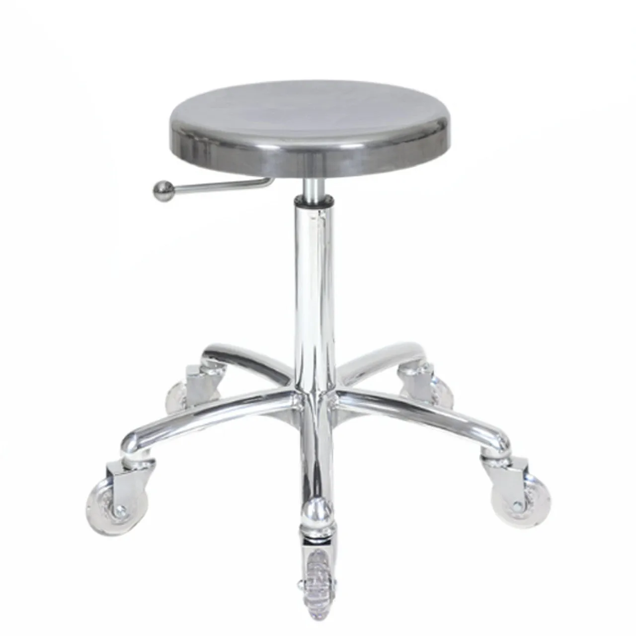 Aluminium Cutting Stool - Chrome Base