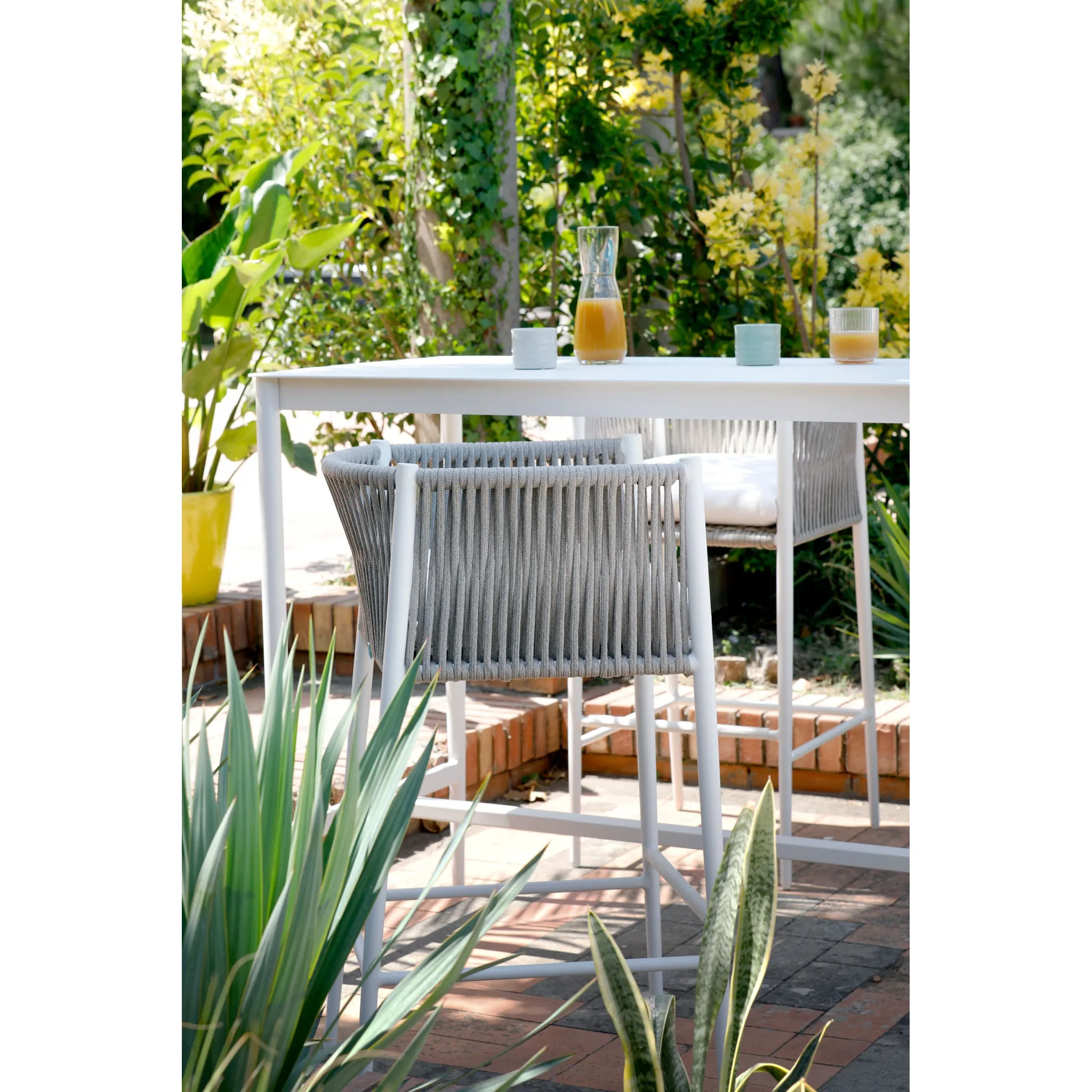 Aluminum Outdoor Counter Stool | Unopiu Luce