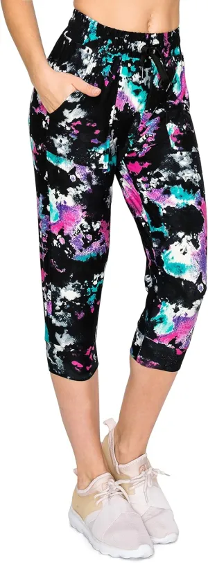 ALWAYS Women's Capri Jogger Sweatpants - Premium Soft Stretch Lightweight Pants with Pork Chop Pockets