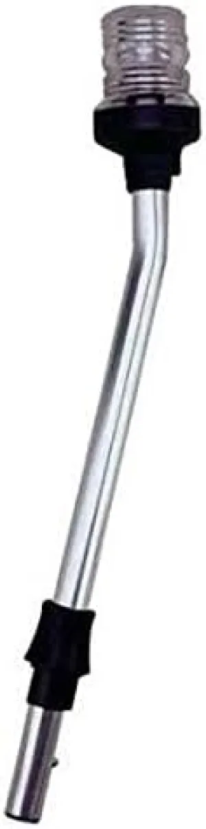 AMRP-1311DP2CHR Perko White Telescoping All-Around Pole Light & Base Combo