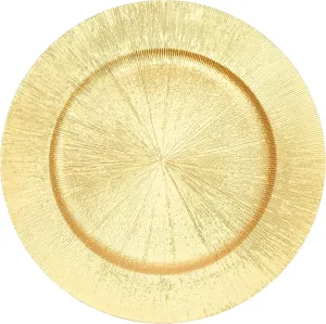 Antique Charger Plates Set, 50 Pcs 13in Plastic Embossed Dinner Plate, Round Charger Serving Plate Elegant Floral Plates for Dinner Wedding Party Event Table Setting Decoration (Gold3)