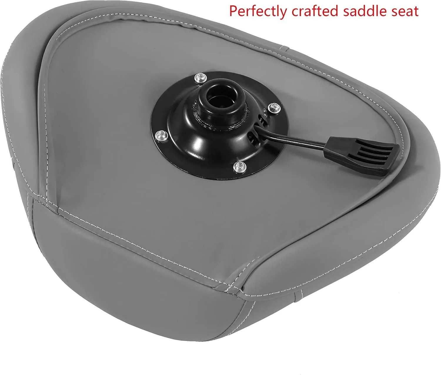 Antlu Saddle Stool Chair for Massage Clinic Spa Salon Cutting, Saddle Rolling Stool with Wheels Adjustable Height (Grey)