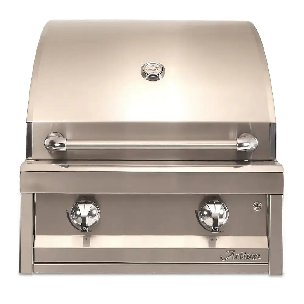 Artisan American Eagle Series 26 Inch 2 Burner Stainless Steel Built In Gas Grill