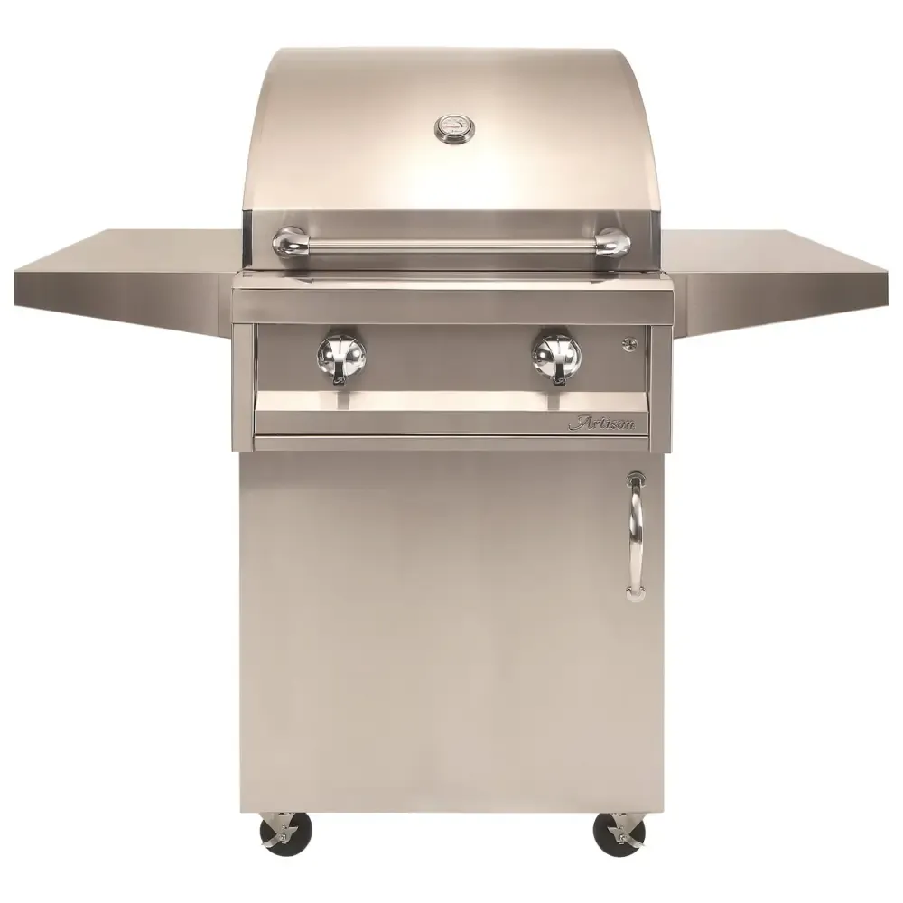 Artisan American Eagle Series 32 Inch 3 Burner Stainless Steel Freestanding Gas Cart Grill