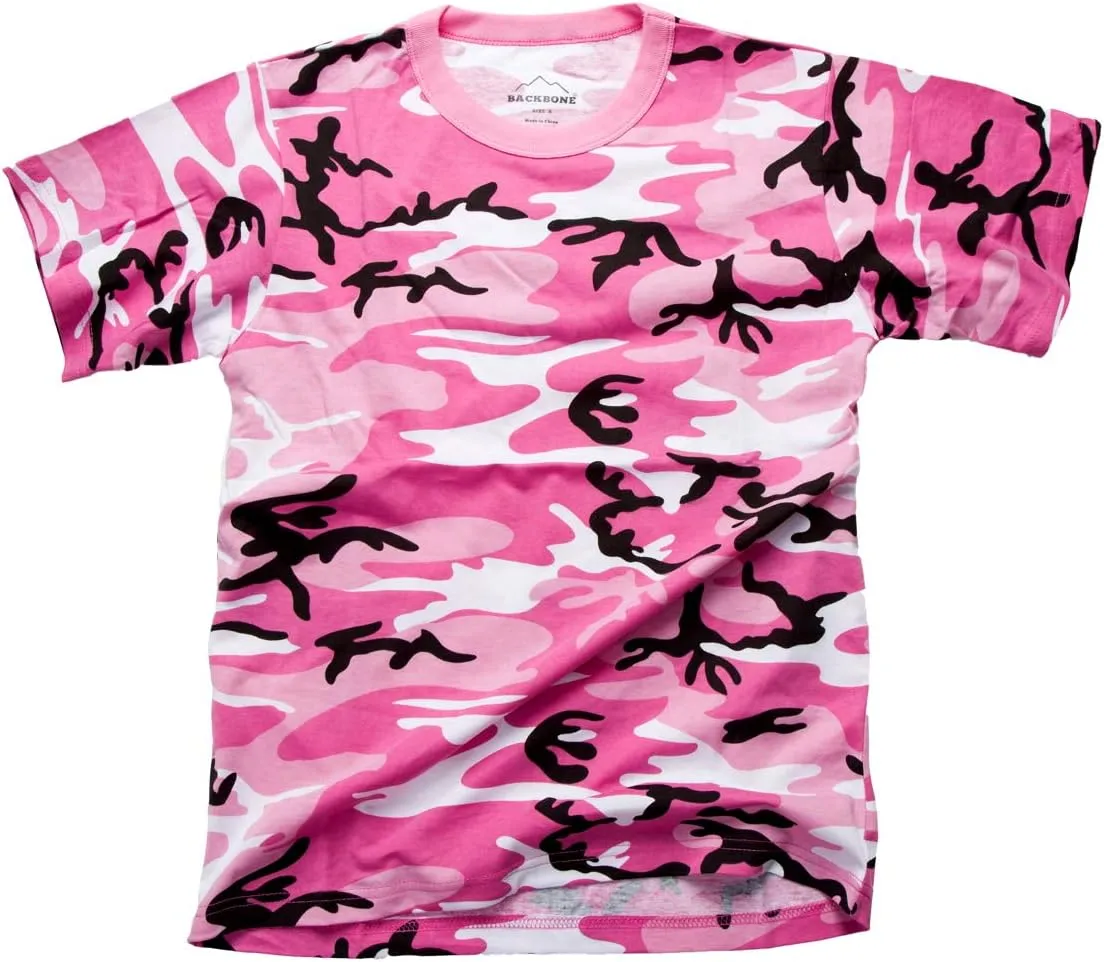 BACKBONE Mens Army Military Training Outdoor Boot Camp Running Short Sleeve Tee T-Shirt