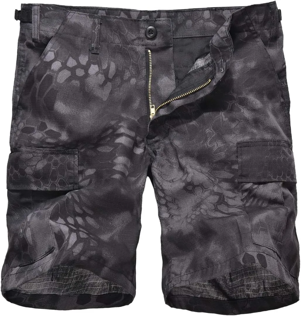 Backbone Mens Army Tactical Military BDU Shorts Work Fishing Camping Casual Camouflage Cargo Shorts