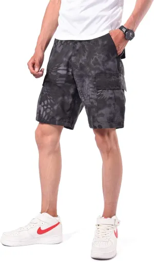 Backbone Mens Army Tactical Military BDU Shorts Work Fishing Camping Casual Camouflage Cargo Shorts