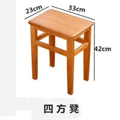Bamboo Folding Stool Chair Strong Portable Fishing Rest Children Stool Kitchen Stool