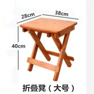 Bamboo Folding Stool Chair Strong Portable Fishing Rest Children Stool Kitchen Stool