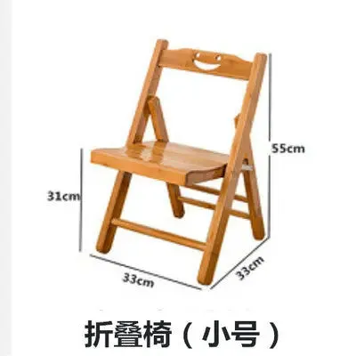 Bamboo Folding Stool Chair Strong Portable Fishing Rest Children Stool Kitchen Stool