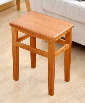 Bamboo Folding Stool Chair Strong Portable Fishing Rest Children Stool Kitchen Stool