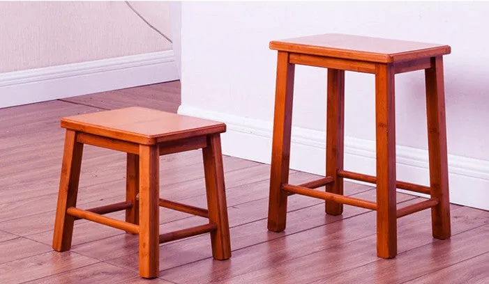 Bamboo Folding Stool Chair Strong Portable Fishing Rest Children Stool Kitchen Stool