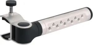 Barbecue Grill Light, Battery Operated LED BBQ Grill Light, Aluminum Clamp, Adjustable 180 Degrees, 10 LED Bulbs, Perfect for Outdoor Kitchen