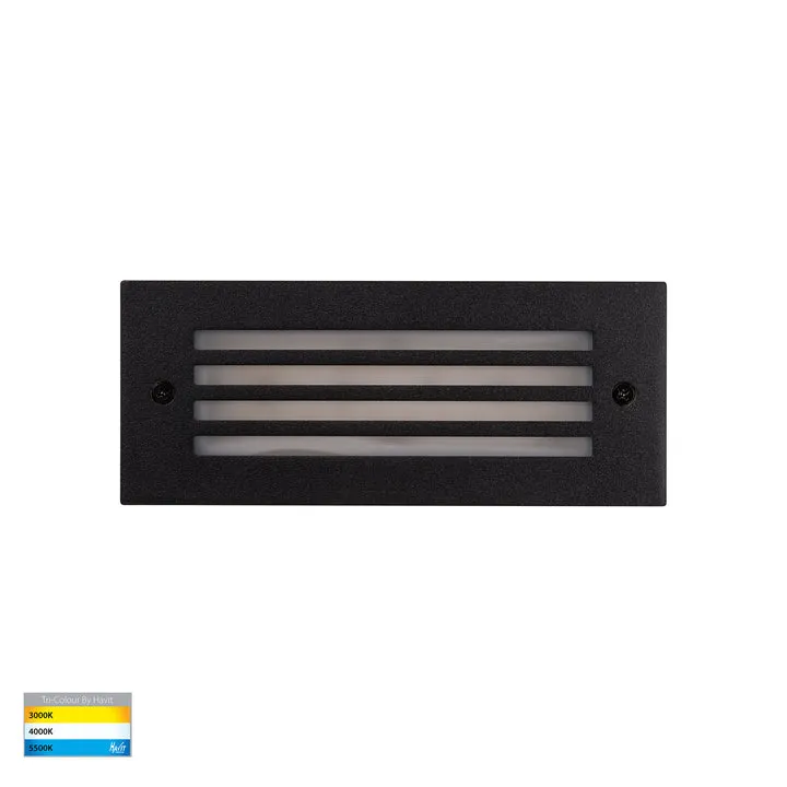 Bata Recessed TRI Colour 6W LED Brick Light With Grill Cover