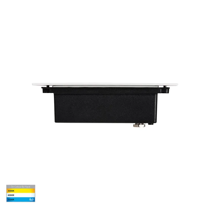 Bata Recessed TRI Colour 6W LED Brick Light With Grill Cover
