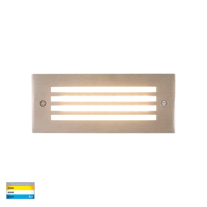Bata Recessed TRI Colour 6W LED Brick Light With Grill Cover