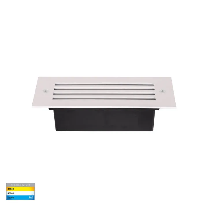 Bata Recessed TRI Colour 6W LED Brick Light With Grill Cover
