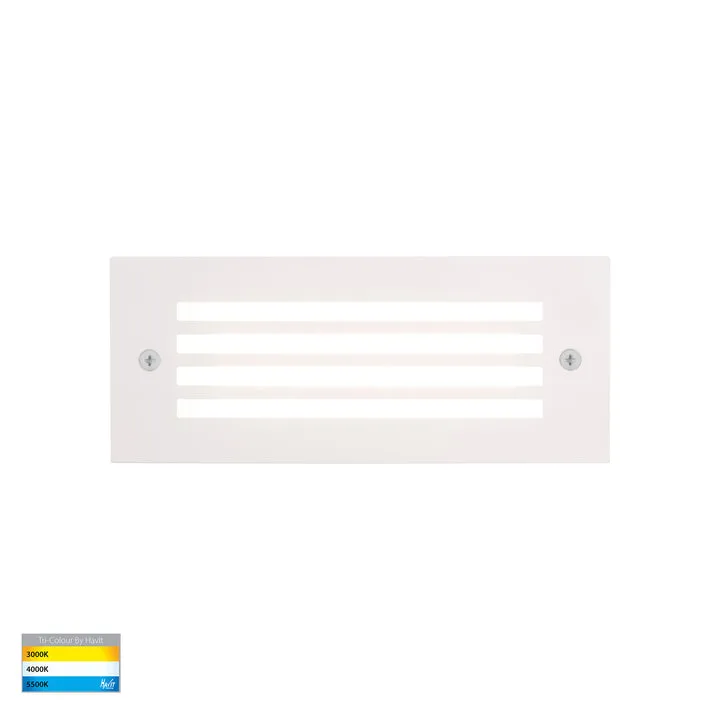 Bata Recessed TRI Colour 6W LED Brick Light With Grill Cover