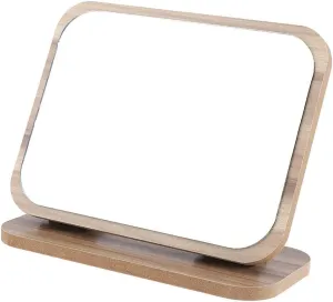 Bathroom Shaving Vanity Mirror Folding Standing Makeup Mirrors (Size : A)