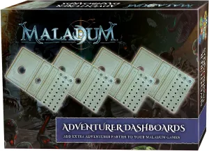 Battle Systems Maladum Adventurer Dashboards Accessory Expansion - Additional PC Trays for Multi- and Large Parties