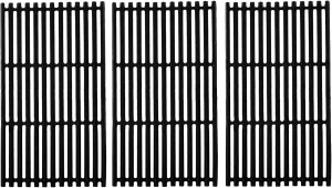 BBQ Future 17" Cooking Grates Grill Replacement for Charbroil Tru-Infrared Gas Grill 463242715 463257520 463276016 463242716 466242715 466242815 G541-0016-W2 Lowe's 606682 Matte Cast Iron Cooking Grid