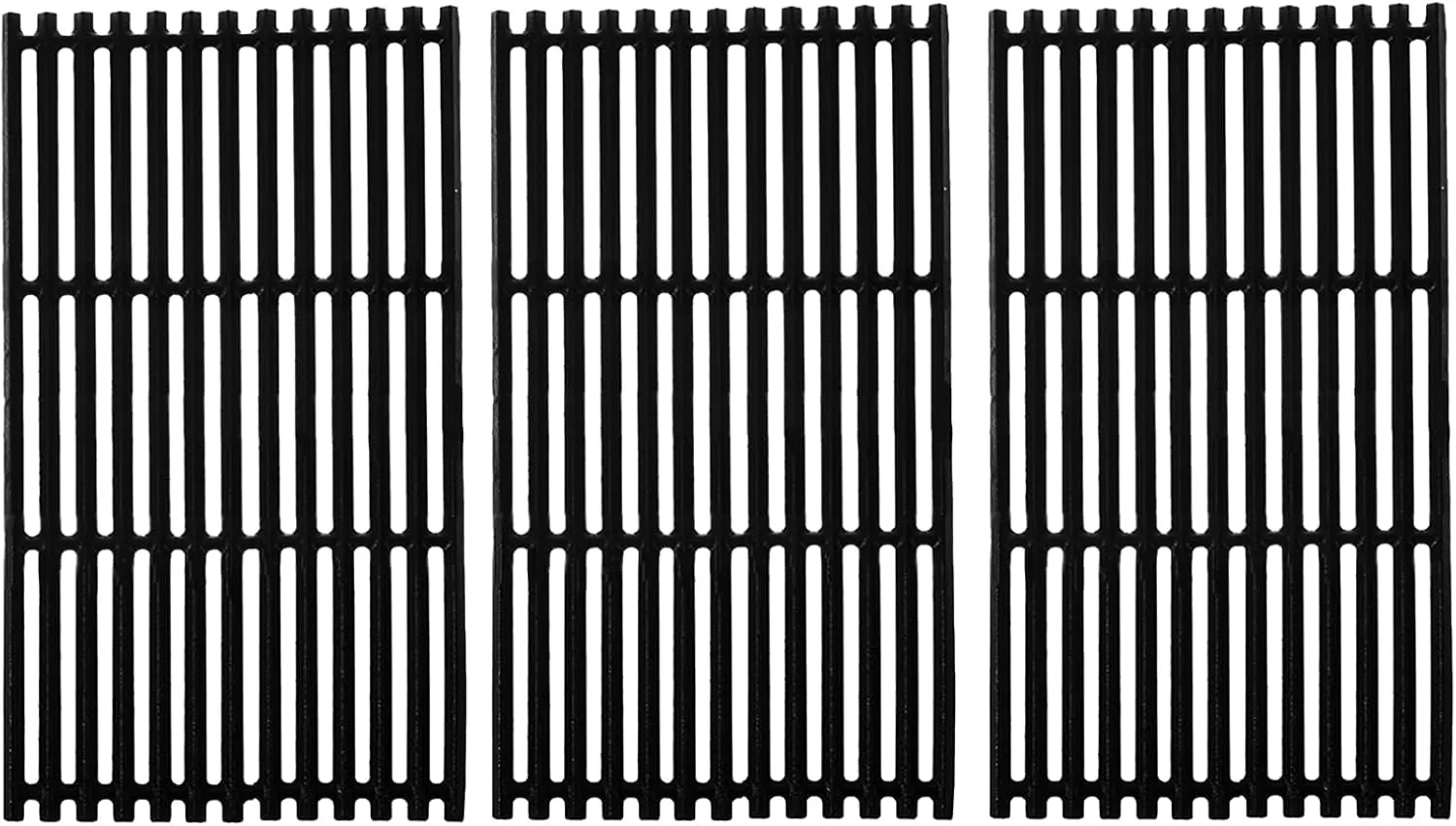BBQ Future 17" Cooking Grates Grill Replacement for Charbroil Tru-Infrared Gas Grill 463242715 463257520 463276016 463242716 466242715 466242815 G541-0016-W2 Lowe's 606682 Matte Cast Iron Cooking Grid