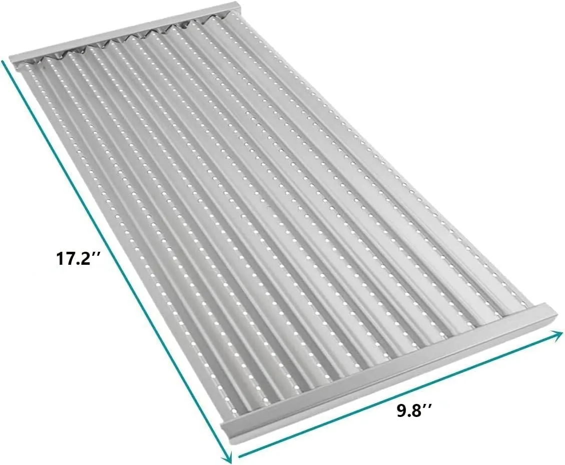 BBQ-PLUS 17 Inch Emitter Plates Replacement for Charbroil Tru Infrared Grill Replacement Parts 463242715, 463242716, 463257520, 463276016, 466242715, 466242815, CHRG533-0009-W1, Lowes 606682, 639322